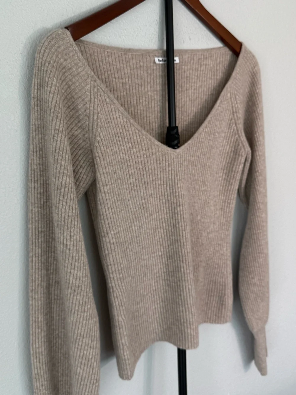 Reformation Hart Cashmere Sweater 100% Cashmere Women Size M